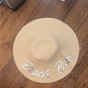 LOFT Cream Sun Hat beach bum